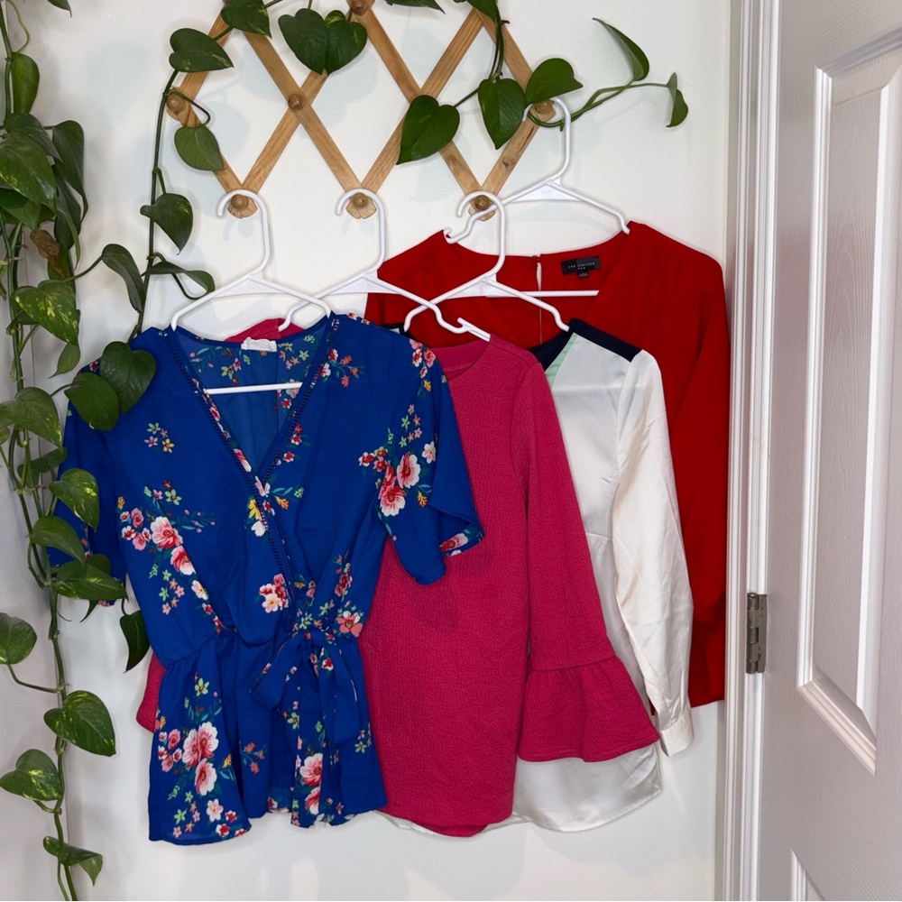 BUNDLE The Limited Blouses Ann Taylor Blouse and Sienna Sky Top